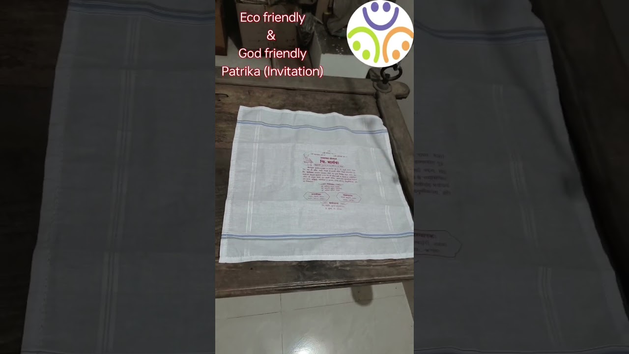 Eco friendly invitation 💐