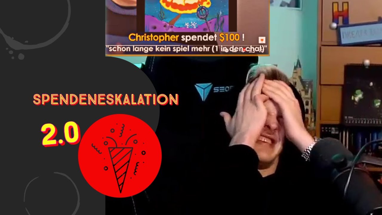 Massive SPENDENESKALATION 2.0 während Huebis REACTION auf 