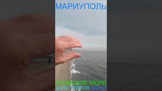 Мариуполь АЗОВСКОЕ МОРЕ ШУМ ПРИБОЯ ЧАЙКИ Орджоникидзевский район#новости