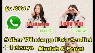 Cara Membuat Stiker Whatsapp Foto Sendiri dan Teksnya screenshot 5