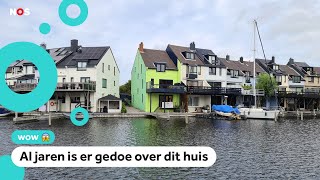 Groen huis iets minder groen geverfd na uitspraak rechter