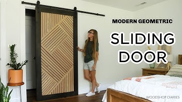 How to Build a Modern Geometric Sliding Door