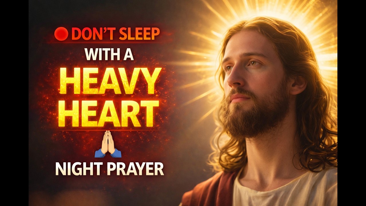 Don’t Go to Sleep With a Heavy Heart - Blessed Night Prayer for Peace & Strength - Bedtime Prayer