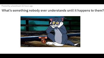 People share things they will never understand until you  experience them