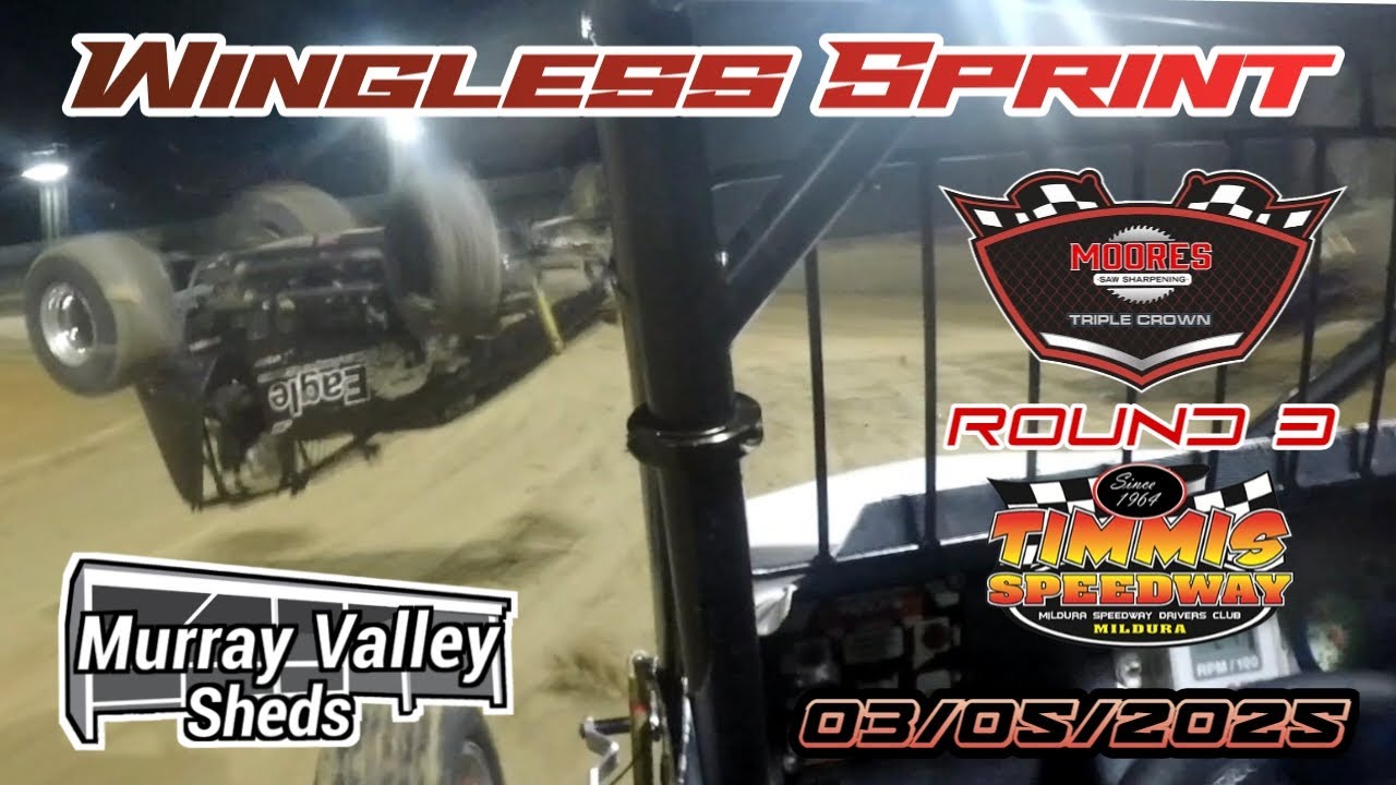 Бескрылые спринты на трассе Timmis Speedway в Милдьюре. Мурс затачивает пилу, 3-й раунд Тройной к...