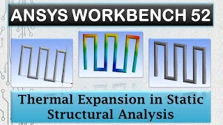 ANSYS Tutorials - Thermal Expansion in Static Structural Analysis