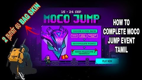 HOW TO COMPLETE MOCO JUMP EVENT TAMIL | HOW TO CLAIM MOCO JUMP REWARDS | HOW TO CLAIM MOCO BAG SKIN