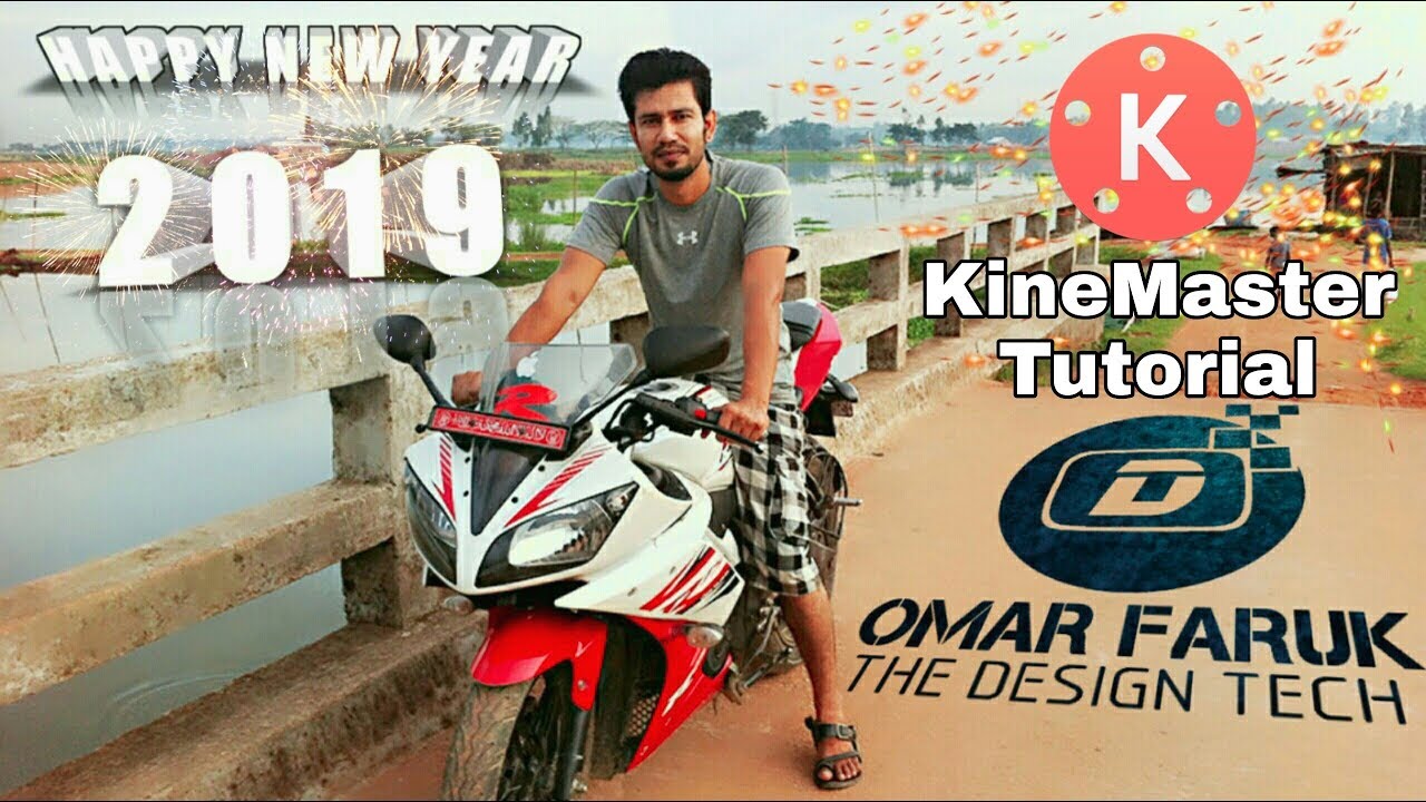 Happy new Year 2019 Video Effects in KineMaster || KineMaster Tutorial Full HD