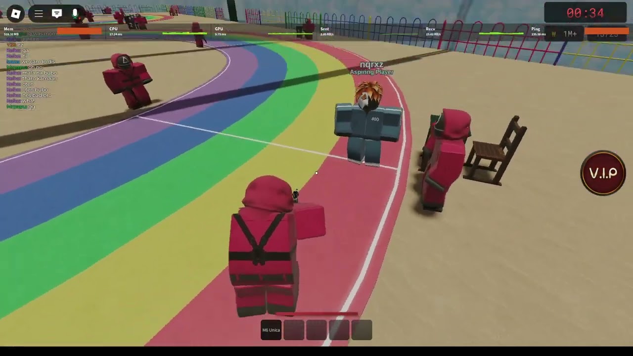 Playing Squid Game Roblox When I Meet A Streamer