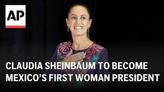 LIVE: Claudia Sheinbaum set to become Mexico’s first woman president