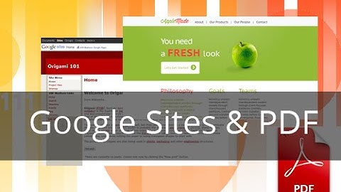 Cómo incrustar un archivo PDF en Google Sites