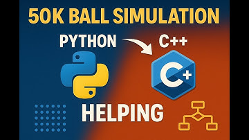 🔥 Python + C++ Join Forces for 50K Ball Simulation – UNREAL Performance Boost! 💪⚡