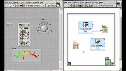LabView DAQ Assistant for Analog IO