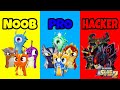 SLUGTERRA SLUG IT OUT 2 - NOOB VS PRO VS HACKER