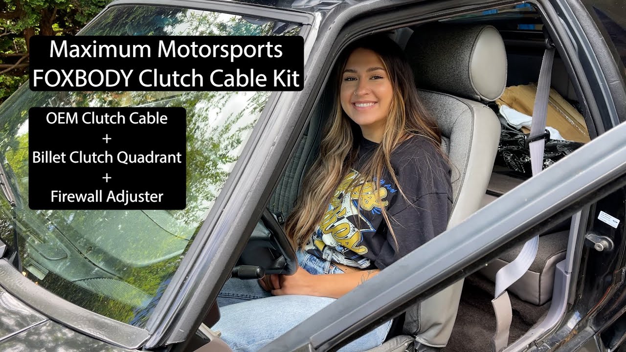 Maximum Motorsports Clutch Cable Kit Install on Foxy Roxy! YouTube