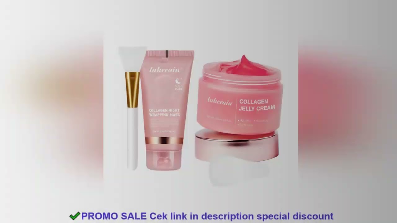 Collagen Jelly Cream Hydrolyzed Collagen Overnight Facial Mask Wrapping Peel-Off Mask Hydrating Firm