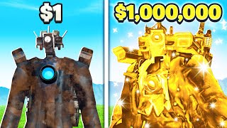 $1 Titan Cameraman vs $1,000,000 Titan Cameraman