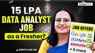 How to Become a Data Analyst in 2026 | ₹15 LPA Fresher Salary | No Degree Needed | Career247