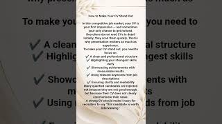 #CVWriting#Cvfixs#JobSearchAdvice #CareerTips #ATSResume #CvfixWithGloria #RecruitmentTips #GetHired