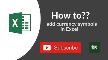 How to add currency symbols in Excel | Add currency symbol to numbers with shortcut keys