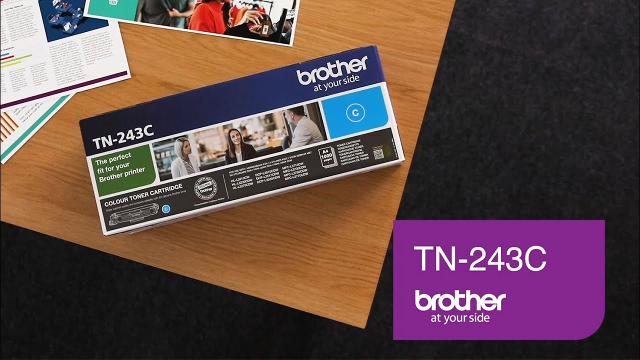 Originele Brother TN-243C cyaan tonercartridge