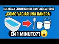 💧 El Enigma Científico que Confunde a Todos: ¿Cómo Vaciar una Bañera en 1 Minuto? 😱🧠