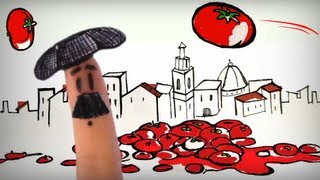 La tomatina in Buñol, tomato fight in Spain - Spanish celebrations and festivals