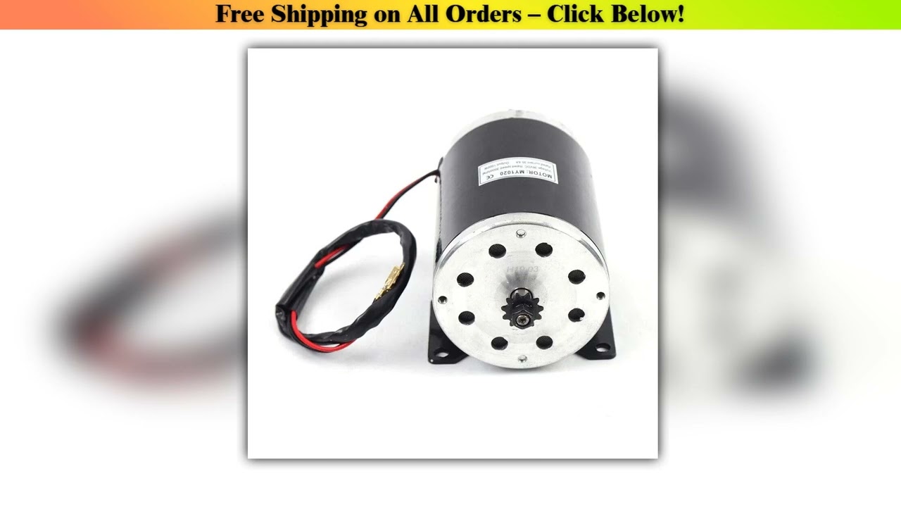 MY1020 1000W 36V Brushed DC Electric Motor For Mini Bike Quad Go-Kart E-Bike DIY Wholesale Best