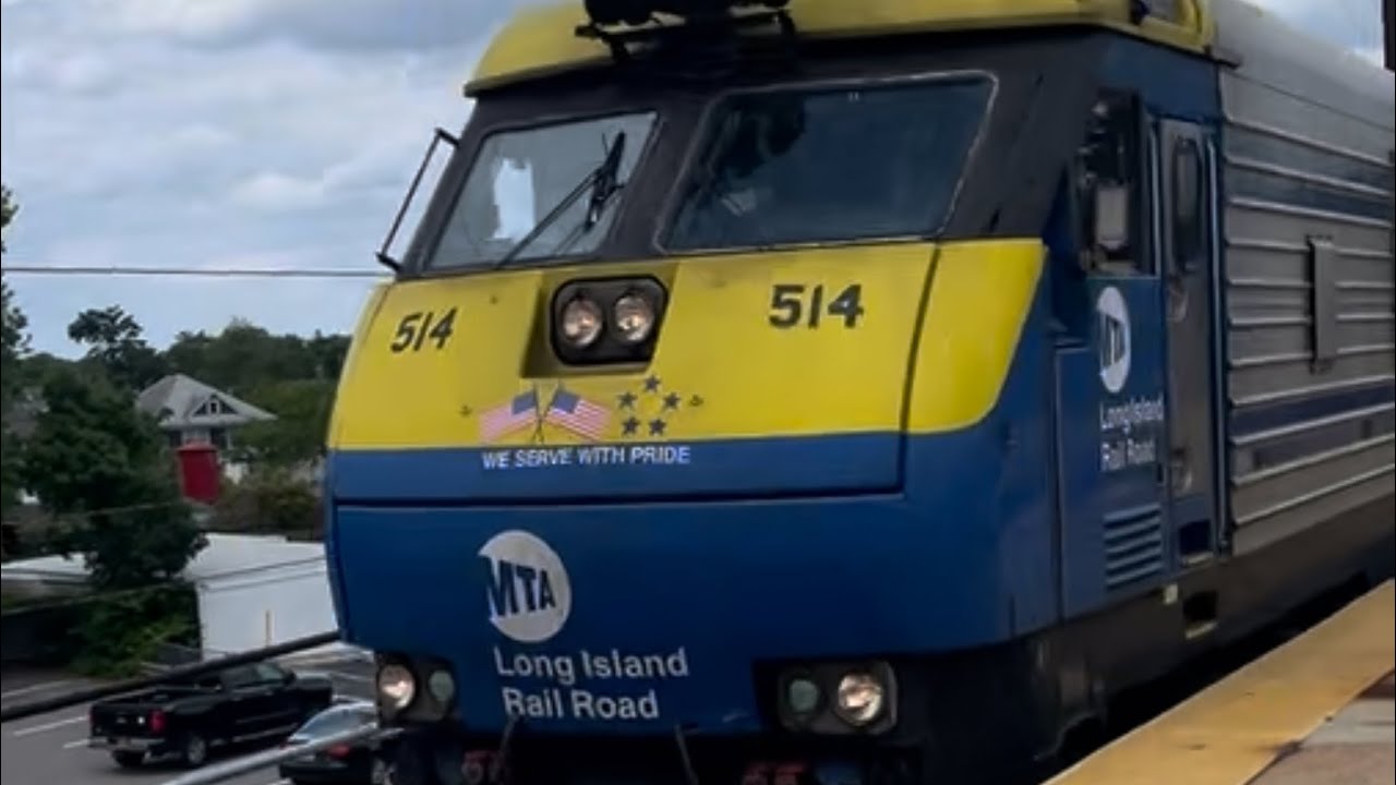LIRR 6007 passes Babylon Station for Jamaica 6/4/23 YouTube