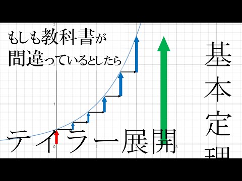 テイラー展開１．微積分学の基本定理