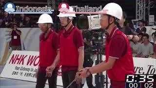 ABU Robocon 2017 Japan Quarter Final Match 2 Indonesia vs Thailand