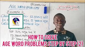 HOW TO SOLVE AGE WORD PROBLEMS (2) || NECO EXAM 2023✨👌🎆