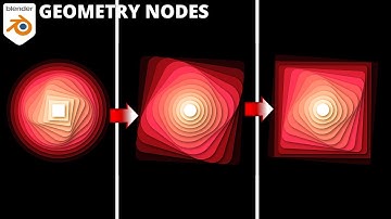 Easy & Simple Seamless loop Motion Graphics Created With Geometry Nodes | Blender Tutorial