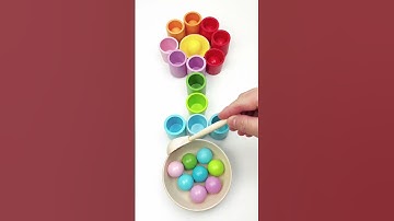 Satisfying Color Sorting ASMR #oddlysatisfying #relaxing #asmrsounds