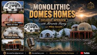 Monolithic Dome Home | Let's Talk Building Systems | Mike South Interview | Aircrete Harry