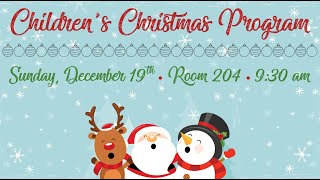 Christmas Program Songs 2021