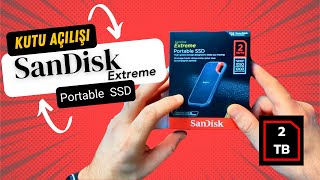 Kutu Açılışı Sandisk Extreme Portable Ssd - 2Tb