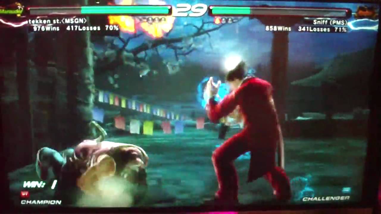 (MSGN) Tekken st. (king) versus (PMS) Sniff (Kazuya)