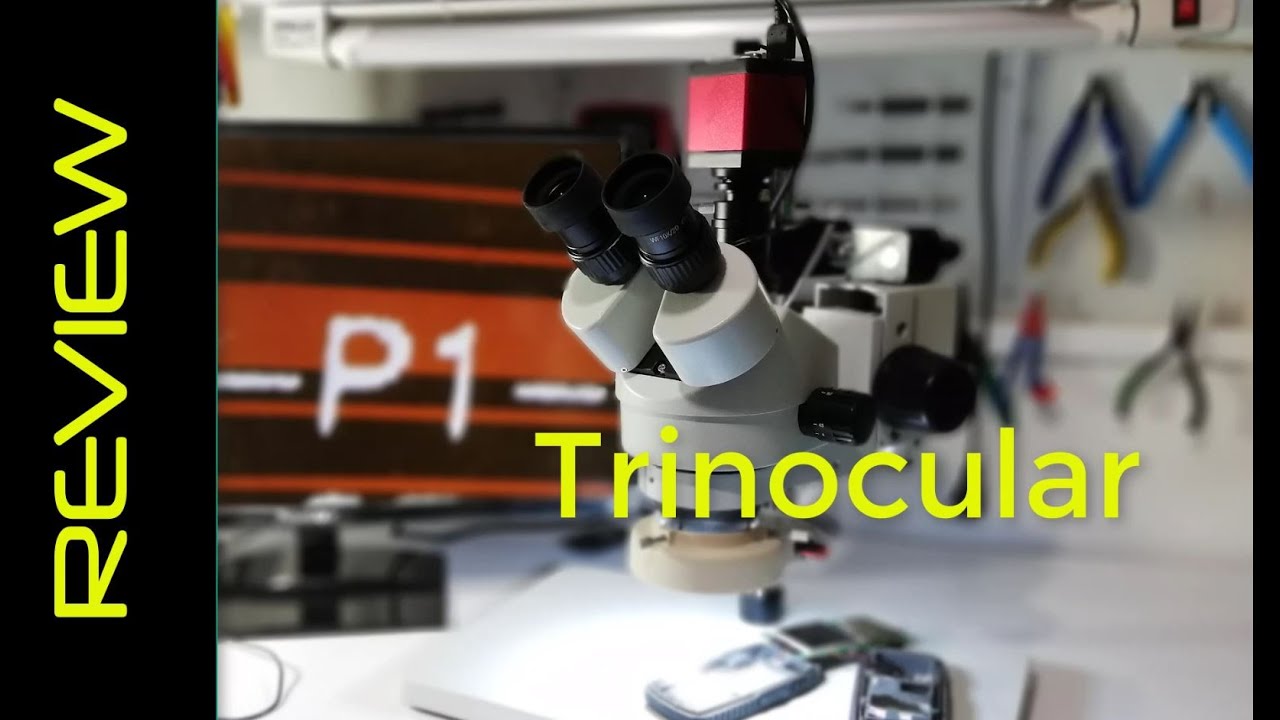 microscopio trinocular con camara HD perfecto para REPARACION y microelectronica
