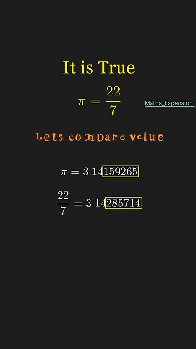 Download lagu it is true value of π is 22/7 😯🙀by Maths_Expansion #maths #pi #π #infinity #shorts #youtubeshorts 🍎🌕