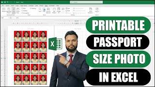 Printable Passport Size Photo in Excel | Full Hindi Tutorial Excel me passport size Kaise Banaye screenshot 4