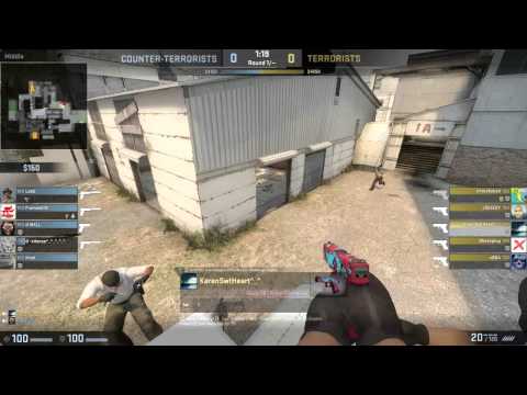 Running Fake ESL Dubai Fnatic Jumping Glock Burst Strat