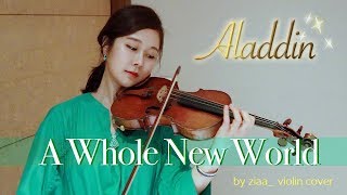 A Whole New World - Aladdin OST (알라딘) - by ziaa violin cover chords