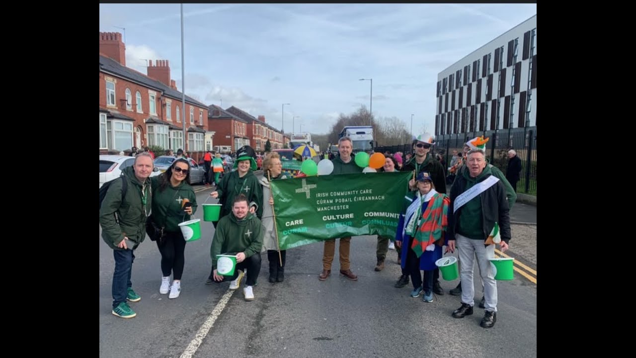 Irish Community Care at Manchester's St Patrick's day parade 2023