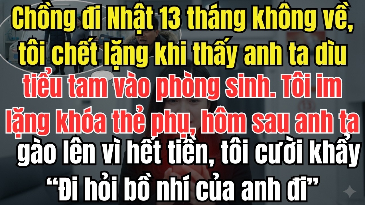 Chồng đi Nhật 13 tháng không về,tôi chết lặng khi thấy anh ta dìu tiểu tam vào phòng sinhTôi im lặng