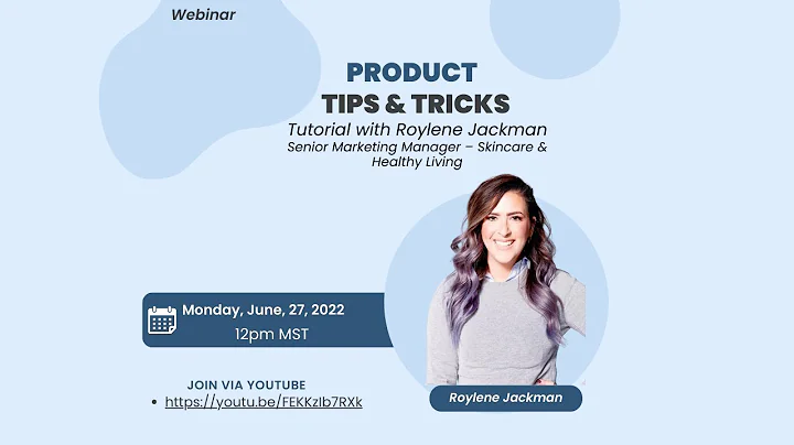 Product Tips N Tricks with Roy Jackman