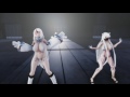 [MMD-R18] Kancolle [Massara Blue Jeans] Harbor Princess, Midway Princess, [60fps]