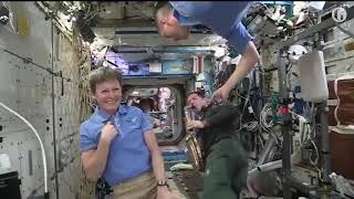 Astronaut Thomas Pesquet Plays The Lick On The International Space Station