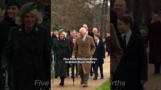 5 Most Watched Births In British Royal History #royals #britishroyalfamily #princess #royalbirth