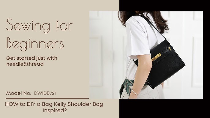 BABYLON™ Kelly Bag DIY Leather Kits For Beginners - Caramel